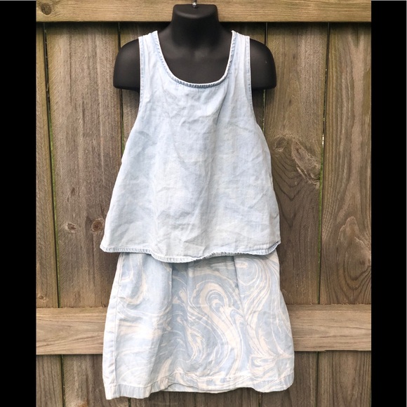 GAP Other - 🍭Gap kids Denim Dress Large w slit in back